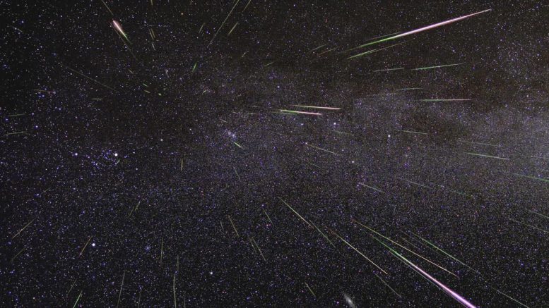 Perseid Meteors Light Up the Sky in 2009