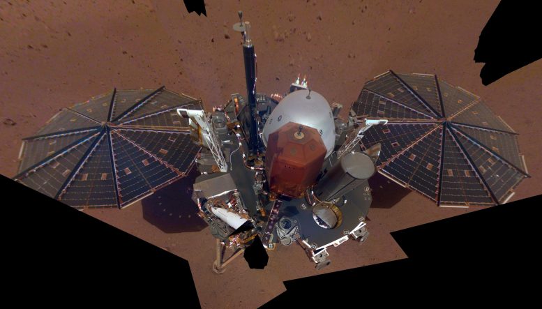 InSight First Selfie Mars