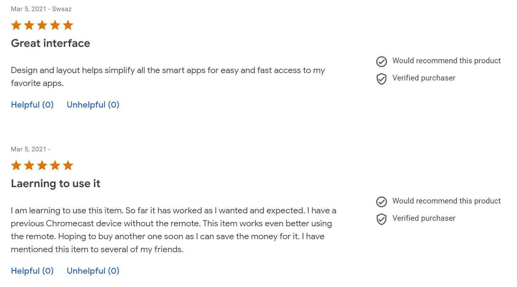 Google Store review 2