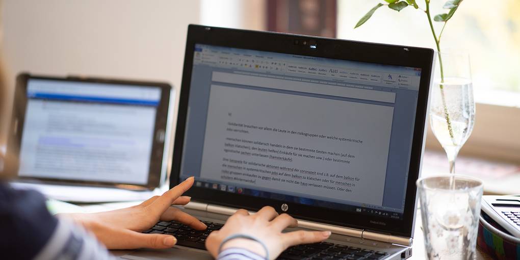The new font will soon be available in Word and other Microsoft Office programs.  Photo: dpa / Sebastian Gollnow