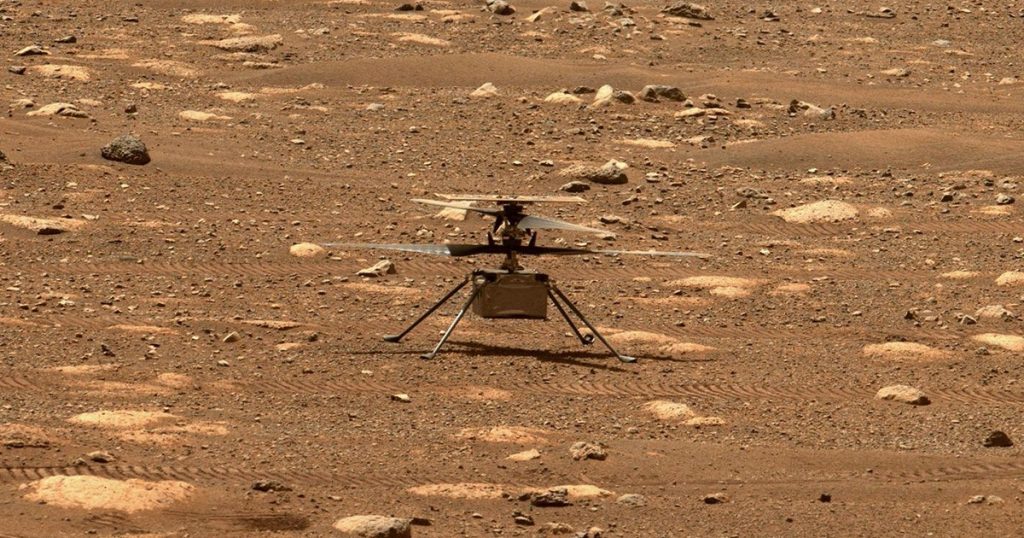 ask!  A helicopter sounds on Mars