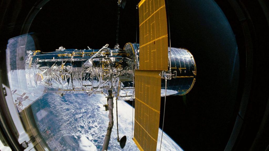The Hubble telescope was shut down for several weeks