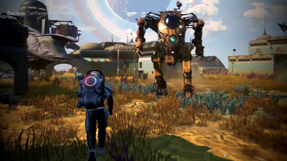 The No Man's Sky Frontiers update has started with many new features