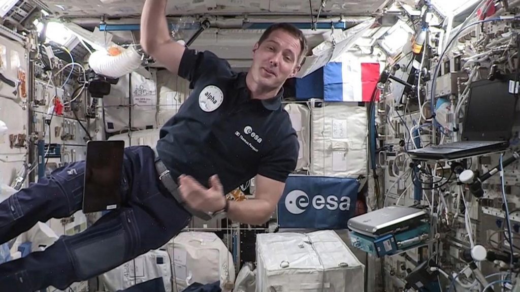 Astronaut Thomas Pesket became the first Frenchman to take charge of the International Space Station