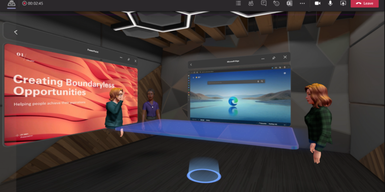 Through Mesh for Teams, Microsoft plans to offer 3D workplaces to remote employees by 2022.