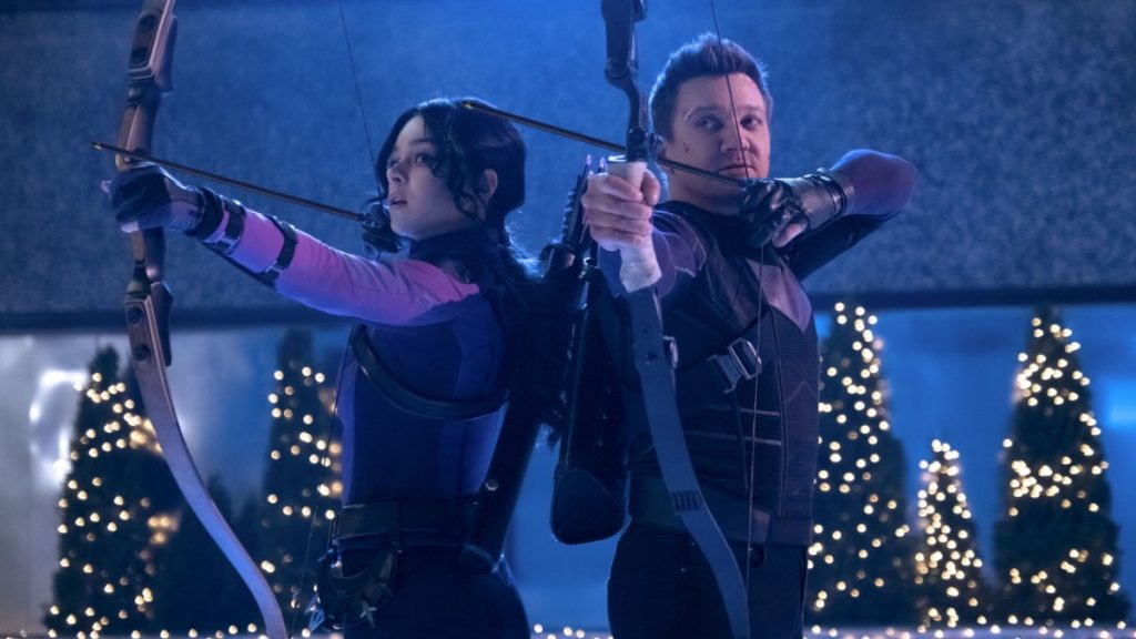 "Hawkeye" on Disney Plus: Christmas With The Avengers - Media