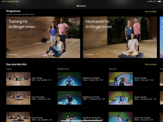 Apple Fitness + -Off- Screenshot