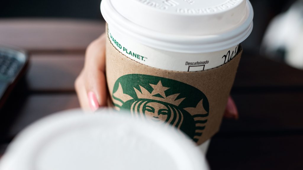 A Starbucks employee spreads quickly after passing a secret note to a young woman