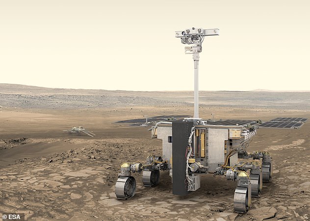 The Rosalind Franklin Mars Rover (pictured here on Mars) was on track to launch on the Red Planet in September 2022 — but this year's launch is now 