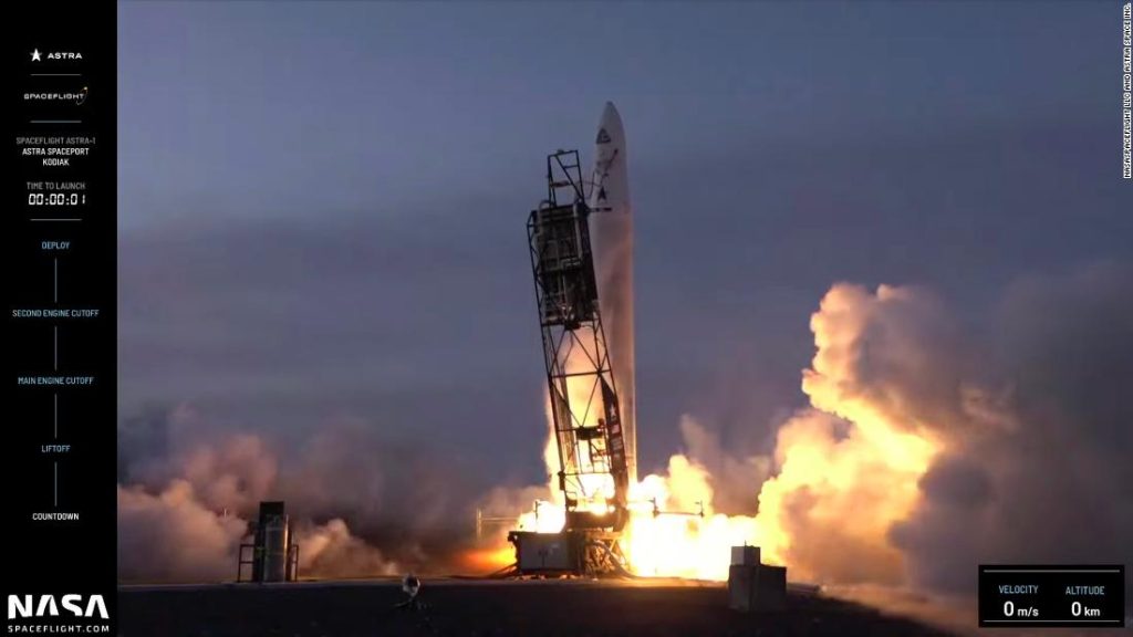 Astra arrow takes a wild ride after a missile launch