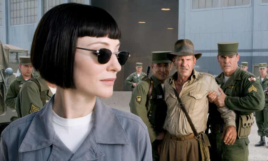 Cate Blanchett as Irina Spalco in Indiana Jones and the Kingdom of the Crystal Skull.