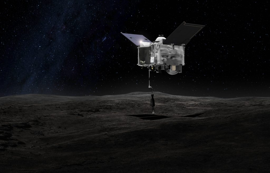 NASA - Osiris Rex to take a sample again from a flying asteroid