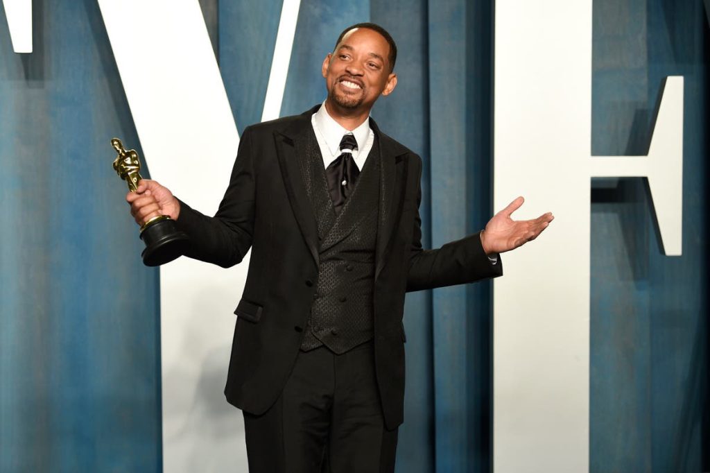 Will Smith responds to the Oscars ban after Chris Rock slapped