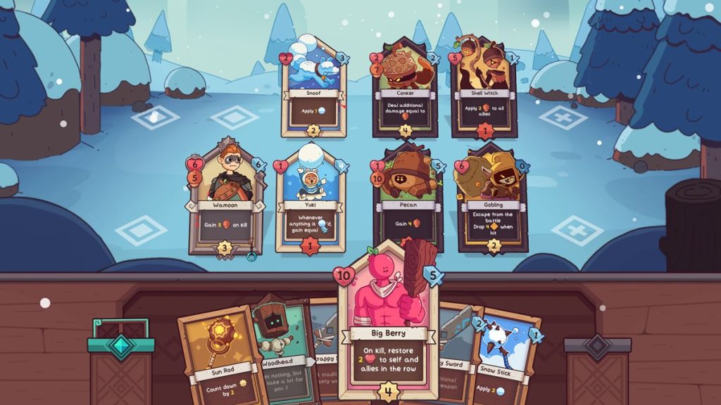 Deck-building battle game "Wildfrost" announced, with Japanese support.  Read enumerations using a randomly generated leader Card Battle --AUTOMATON