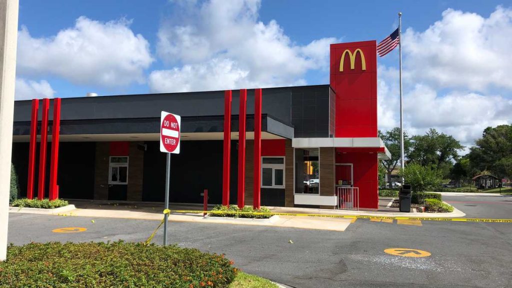 Woman detained after Orlando McDonald's shooting