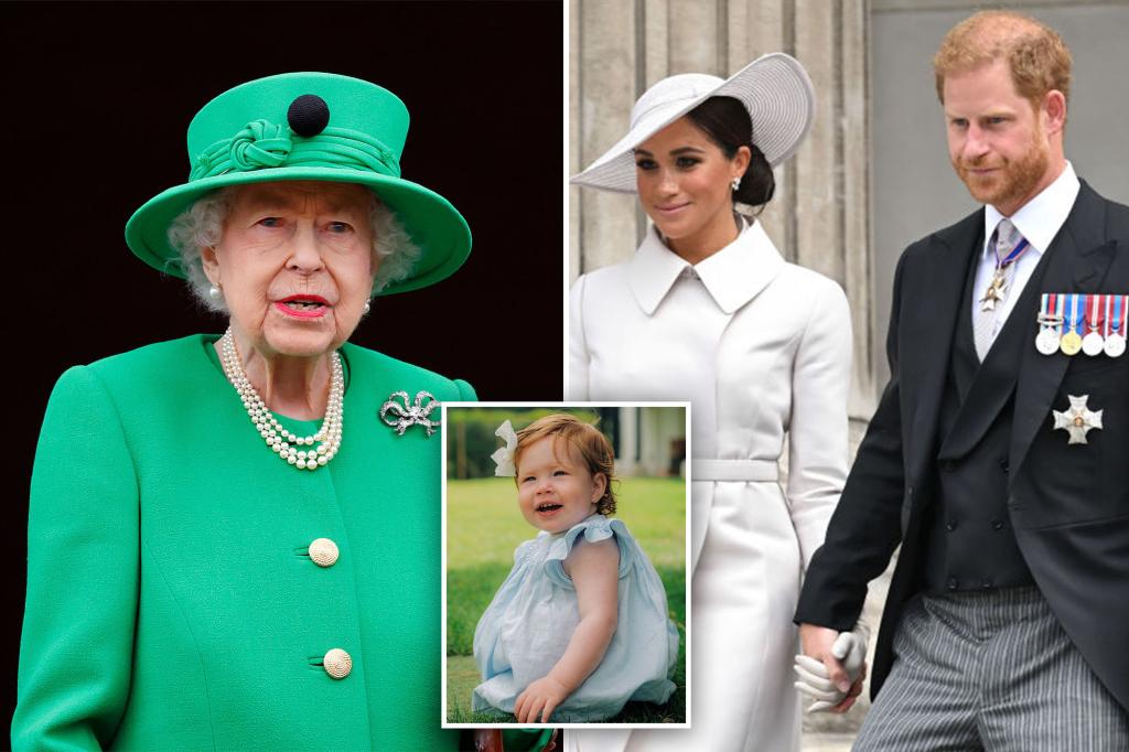 Harry and Meghan told 'there's no chance' for a photo of the Queen and Lillibet