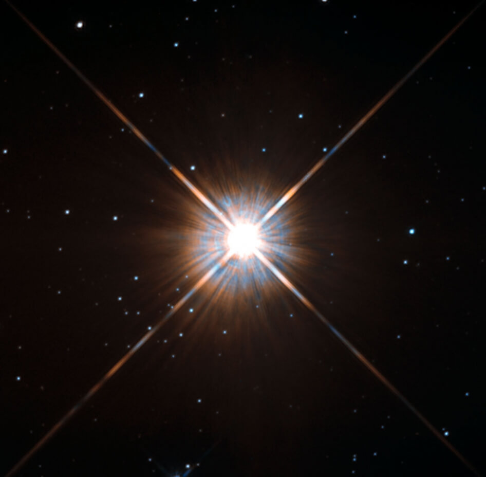 【▲ハッブル宇宙望遠鏡が撮影したプロキシマ・ケンタウリ（Credit: ESA/Hubble & NASA）】