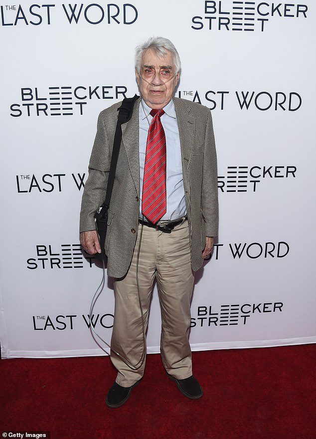 The cause of death has not been announced, but he suffered from emphysema, a lung condition that causes shortness of breath, and was seen using portable oxygen while arriving at the premiere of his movie The Last Word back in 2017.