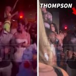I saw Tristan Thompson hanging out with the women in a Vegas club