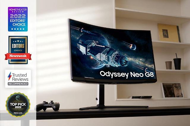 Samsung "Odyssey Neo G8" gaming monitor, popular in foreign media one after another