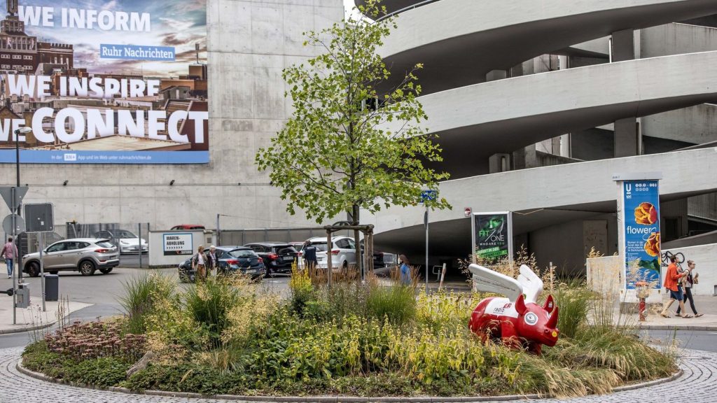 Dortmund's traffic island has become an internet sensation