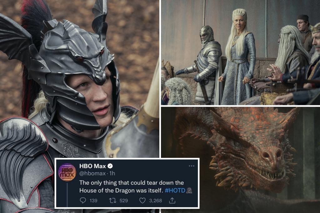 Fans are upset because HBO Max’s House of the Dragon is down