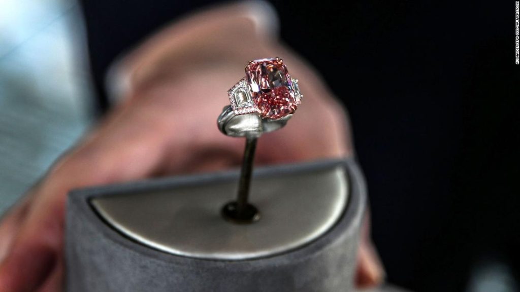 This record-breaking pink diamond ring sold for nearly $60 million
