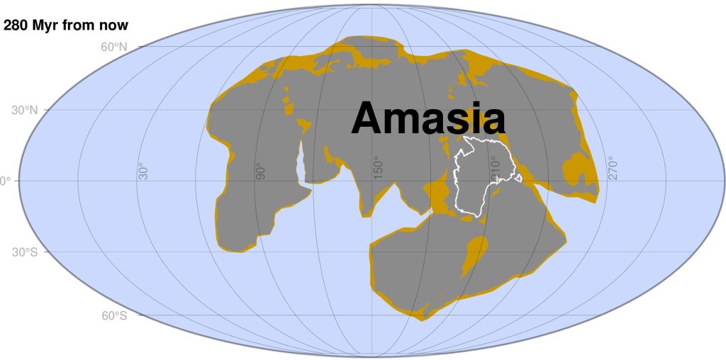 Ha!  The world's next supercontinent, Amasya