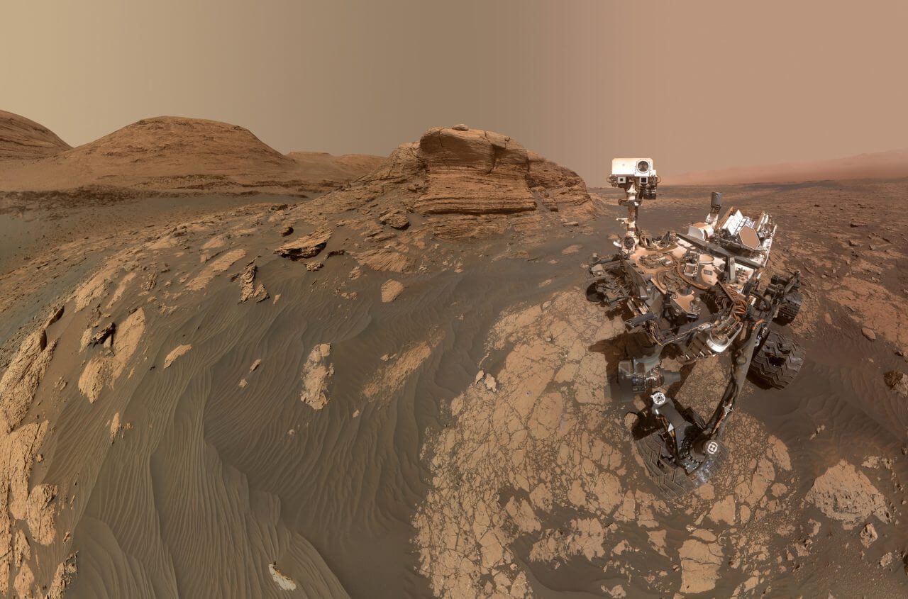 【▲ Selfie image taken by NASA's Curiosity spacecraft.  Released March 30, 2021 (Credit: NASA/JPL-Caltech/MSSS)】