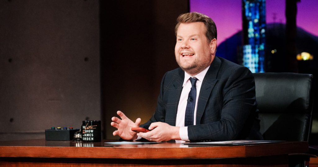TV show owner James Corden said he was briefly denied entry to a New York City restaurant because of his "abusive" behavior.