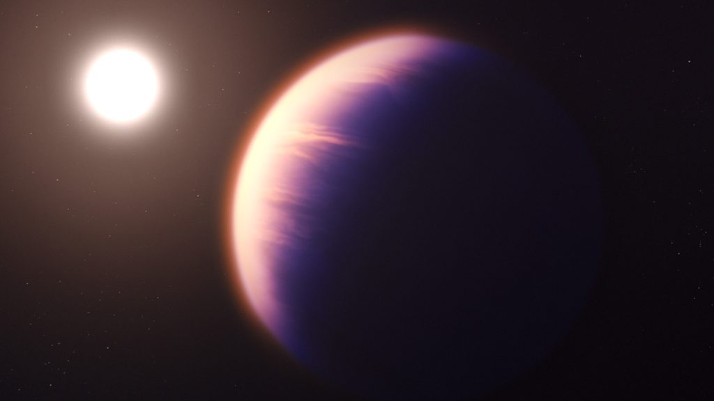 Partially Cloudy Gas Giant Planet Shows James Webb Space Telescope: NPR