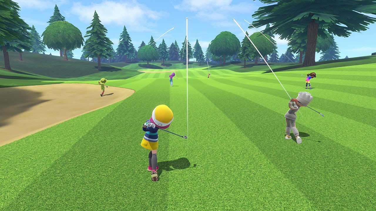 Play with up to 8 people! Survival golf