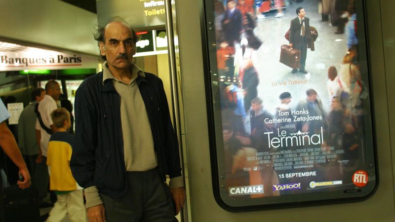 The Iranian man who inspired the Spielberg movie "The Terminal" dies at Paris airport