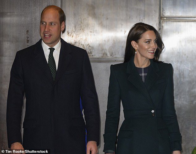 The Prince and Princess have just arrived in Boston after William's godmother was accused of making racist remarks at an event hosted by Queen Camilla, who herself has been accused of racist behaviour.
